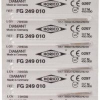 Alguna equivalencia o código de productos odontológicos personalizados de la marca HORICO en etiqueta de envase.