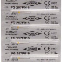 Fichero de productos odontológicos personalizados con marca HORICO para usos dentales, incluyendo detalles de referencia y lotes.