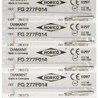 Cuchillas odontológicas personalizadas de alta precisión para odontología profesional, fabricadas por Horico, con certificación CE y código de referencia FG 277F014.