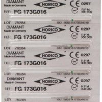 HO20720 Fichero de productos odontológicos personalizados HORICO con código de referencia FG 173G016 y lote 76284.