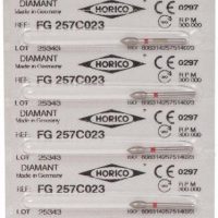 Cellas de productos odontológicos personalizados Horico para clínicas dentales, en diferentes lotes y referencias, fabricadas en Alemania.