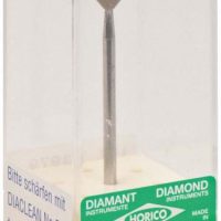 Archivo de imagen, cuchilla de diamante para instrumentos odontológicos, en caja protectora, ideal para odontología personalizada, perfecciona y afila instrumentos dentales, producto dental de alta precisión, fabricación alemana, marca HORICO.