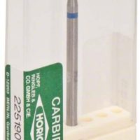 Instrumento odontológico de carburo, alta precisión, para restauraciones dentales, hecho en Alemania por HORICO.