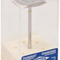 HO25409 Husillo de precisión para productos odontológicos personalizados, en caja de protección transparente con etiquetado de marca Horico.