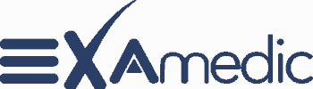 LOGO EXAMEDIC AZUL 1E345C ORIGINAL