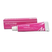 MD07021 Gel odontológico Ventura Top en tubo rosa para tratamiento dental rápido y efectivo.