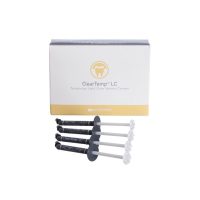 UL62501 Tempura light cure para restauraciones dentales, con envase para aplicación odontológica de alta precisión.