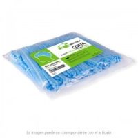 VE36341-Z Accesorios odontológicos personalizados en paquetes con etiquetas verdes y códigos QR, ideales para clínicas dentales y profesionales que buscan calidad y precisión en sus suministros.