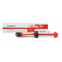 charisma-jeringa-4g Syringe de resina dental Charisma para prótesis y restauraciones odontológicas, con fórmula reforzada de cerámica.