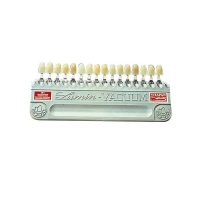 colorimetro-vitapan-guia-classical-16-colores Láminas de carillas dentales personalizadas para odontología, con variedad de tonos para una adaptación perfecta. Calidad y precisión en tratamientos estéticos dentales.
