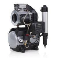 compresor-aire-duerr-tornado-1-secador-membrana-20l-2-equipos Compresor de aire para odontología, unidad de alta eficiencia, ideal para consultorios dentales, con refrigeración y control de presión precisos.