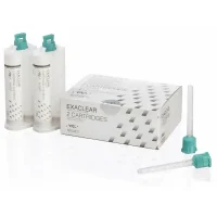 exaclear-silicona-transparente-2-x-48-ml Extracciones odontológicas con cartuchos de resina EXACLEAR, precisión y calidad para procedimientos dentales personalizados en clínicas y laboratorios.