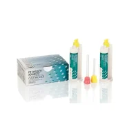 fit-checker-advanced-blanco-cartucho-2-x-62-g Fit Checkers Advanced Cartridges para control de alineación dental, con tintas blancas y accesorios para uso odontológico profesional.