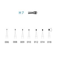 fresa-carburo-clinica-h7314-fg-pera-5-uds