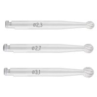Puntas de goma para odontología, diferentes diámetros para ajustes precisos en tratamientos dentales. Calidad y precisión en productos odontológicos personalizados.
