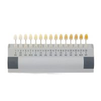 guia-color-blanqueamiento-dental-vitapan-3d-master-29-niveles Blanqueador dental personalizado VITA Bleachedguide 3D-MASTER para odontología, muestra de tonos para diagnósticos precisos.