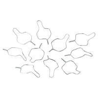 l4780n ALTO: Dispositivos de ortodoncia personalizados en acero inoxidable para ajustes dentales precisos, utilizados en tratamientos odontológicos especializados.