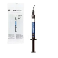 luna-flow-jeringa-2-g Syringe de composite fluido universal LUNA FLOW SDI para odontología, con recarga A1 y agujas flexibles, ideal para adjuntos personalizados y restauraciones dentales precisas.