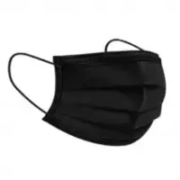 Mascarilla negra para protección odontológica, personalizada y cómoda para profesionales y pacientes. Ideal para prevenir contagios en entornos clínicos dentales.