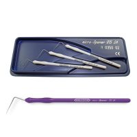 Micro-aperador odontológico personalizado para procedimientos dentales, incluyendo diferentes tamaños y formas para mejorar la precisión y comodidad en tratamientos orales.