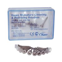 mini-cepillos-profilaxis-nylon-contra-angulo-kerr-hawe-caja-10-uds Accesorios de limpieza y pulido odontológico con cepillos de nailón para profesionales dentales.