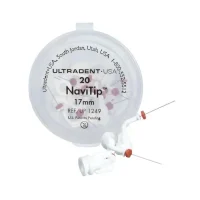 Ultrasonido dental NaviTip de 17mm para procedimientos odontológicos, con diseño personalizado y alta precisión para limpieza y tratamiento dental profesional.