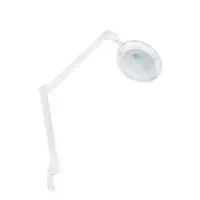 Lup de trabajo para odontología con iluminación LED y brazo articulado, ideal para exámenes dentales precisos y personalizados.