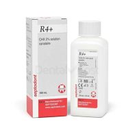 r4-desinfectante-endodontico-frasco-100ml R4+ solución de canal radicular para tratamientos odontológicos, realizada por Septodont, en botella de 100 ml, para pulpitis y endodoncias.