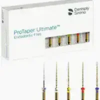 Endodóntico ProTaper Ultimate para tratamientos personalizados, con vástagos y lima rotatoria, ideal para odontología avanzada y endodoncia en clínicas y consultorios.